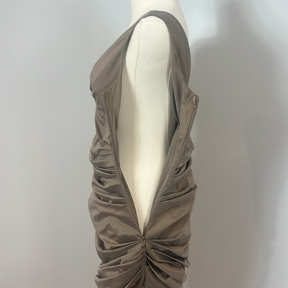 THEIA Taupe Formal Dress Gown - Picture 11 of 17